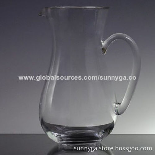 Decanter for Water/Lemonade with Handle and 1,200mL Capacity, 70mm Bottom Diameter